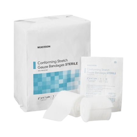 McKesson Conforming Bandage McKesson 2 Inch X 4-1/10 Yard 1 per Pack Sterile Roll Shape - Roll of 1 - 16-017-RL