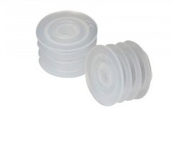 Apothecary Products Adapter Plug 24 mm Diameter, Medium, Flexible Flange, Oval - Bag of 50 - 75126-BG