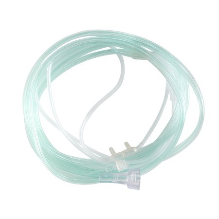 McKesson ETCO2 Nasal Sampling Cannula with O2 Delivery With Oxygen Delivery McKesson Adult Curved Prong / NonFlared Tip - Each - 16-0503-EA