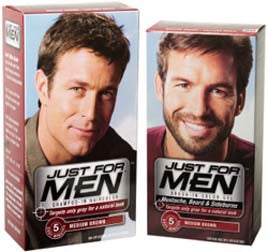 Combe Inc Hair Color Just for Men® Targets only the gray hair, replaces it with subtle tones that match your natural hair color - Each - 01150904932-EA