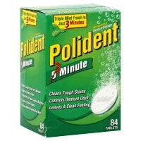Glaxo Consumer Products Denture Cleaner Polident® - Box of 84 - 01015805308-BX