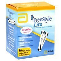 Abbott Blood Glucose Test Strips FreeStyle Lite® 50 Strips per Pack - Box of 50 - 7081970-BX