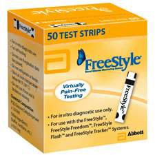 Abbott Blood Glucose Test Strips FreeStyle Lite® 50 Strips per Pack - Case of 600 - 12450-CS