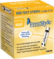 Abbott Blood Glucose Test Strips FreeStyle Lite® 100 Strips per Pack - Case of 1200 - 12101-CS