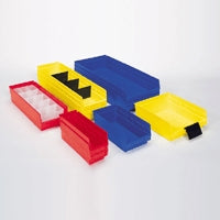 Akro-Mils Shelf Bin Red Industrial Grade Polymers 4 X 6-5/8 X 11-5/8 Inch - CT/12 - 30130RED-CT