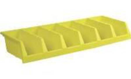 Akro-Mils Storage Bin System Bins™ Yellow Plastic 4 X 18 X 33 Inch - CT/5 - 30318YELLO-CT