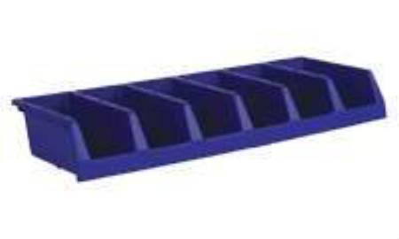 Akro-Mils Storage Bin System Bins™ Blue Plastic 5 X 8 X 33 Inch - CT/5 - 30318BLUE-CT