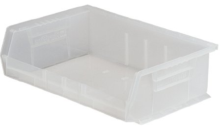 Akro-Mils Storage Bin AkroBins® Clear Plastic 5 X 10-7/8 X 16-1/2 Inch - CT/6 - 30255SCLAR-CT