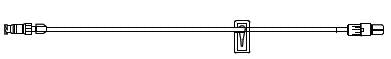 BD IV Extension Set Needle-Free Port Small Bore 7-1/2 Inch Tubing Sterile - Case of 100 - 10011253-CS