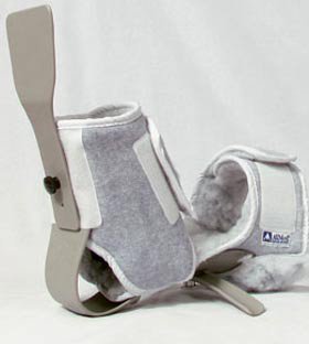 Alimed Foot / Heel Protector AliMed® MultiBoot™ Medium / Large Gray / White - Each - 6962-EA