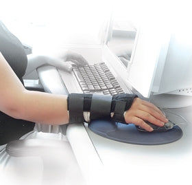 Alimed Wrist Splint Freedom® CTS Grip-Fit™ Neoprene / Nylon / Plastic Left Hand Blue Large - Each - 2970002062-EA