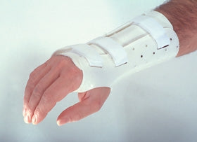 Alimed Wrist / Hand Splint PlastiCast Polyethylene / Foam / Stockinette Right Hand White Medium - Each - 2970001919-EA