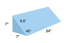Alimed Positioner Wedge AliMed® 7 W X 24 D X 7 H Inch Foam Freestanding - Each - 9-007-EA