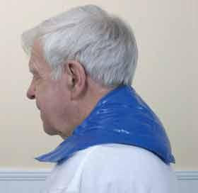 Alimed Cold Pack ColPaC® Contoured Neck One Size Fits Most 23 Inch Length Terry Cloth / Vinyl / Gel Reusable - Each - 2970000537-EA