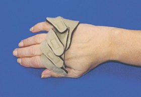 Alimed Ulnar Deviation Strap AliMed® Neoprene / Nylon Left Hand Beige Small - Each - 2970003489-EA