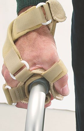 Alimed Walker Hand Splint AliMed® Aluminum / Terry Cloth Right Hand Beige One Size Fits Most - Each - 2970002208-EA