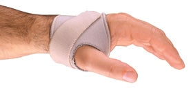 Alimed Thumb Splint Freedom® CMC ThumbFit™ Adult Medium Hook and Loop Strap Closure Left Hand Beige - Each - 2970002159-EA