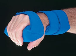 Alimed Wrist / Forearm Splint AliMed® Grip Ethafoam / Kydex® Thermoplastic Right Hand Blue One Size Fits Most - Each - 2970002250-EA
