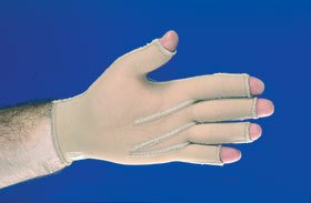 Alimed Compression Gloves Bio-Form® Open Finger Large Wrist Length Ambidextrous Nylon / Spandex - Each - 2970004280-EA