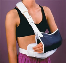 Alimed Shoulder Immobilizer AliMed® One Size Fits Most Cotton / Foam Quick-Release Closure Buckles Left or Right Arm - Each - 2970002001-EA