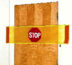 Alimed Door Sign Restricted Access AliMed® STOP - Pack of 2 - 2970010087-PK