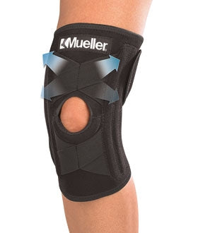 Alimed Knee Stabilizer Mueller® One Size Fits Most Strap Closure 12 to 16 Inch Circumference Left or Right Knee - Each - 2970005578-EA