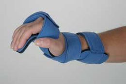 Alimed Wrist / Hand Orthosis Comfyprene™ Metal / Neoprene Left or Right Hand Light Blue One Size Fits Most - Each - 2970002550-EA