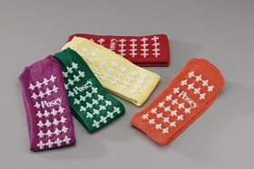 Alimed Slipper Socks Posey® Standard Orange - Case of 12 - 70522-CS
