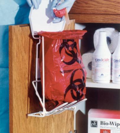 Alimed Biohazard Waste Disposal Rack 6 X 9 X 12-3/4 Inch, 1 gal. - Each - 924485-EA