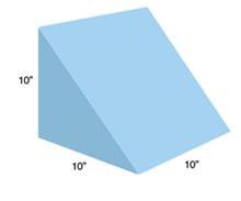 Alimed Positioner Wedge 10 W X 10 D X 10 H Inch Foam Freestanding - Each - 9-010-EA