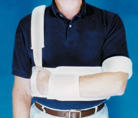 Alimed Torso / Shoulder Immobilizer AliMed® Large Foam / Plastic Hook and Loop Closure Left or Right Arm - Each - 2970002032-EA
