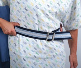Alimed Gait Belt AliMed® 54 Inch Length Dark Blue / Light Blue / White Stripe - Each - 2970008130-EA