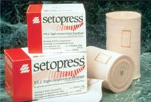 Alimed Compression Bandage Setopress® 4 Inch X 4 Yard Safety Pin Closure White NonSterile High Compression - Each - 2970001955-EA