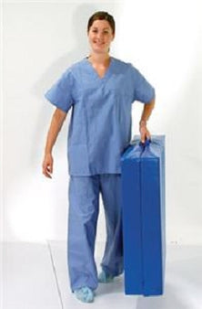 Alimed AliMed® Folding Mat Blue Foam / Vinyl 30 X 72 Inch - Case of 2 - 2970010268-CS