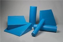 Alimed AliMed® Antimicrobial-treated Therapy Positioners Therapy Exercise Roll Blue Foam / Vinyl 4 X 24 Inch - Each - 2970000735-EA
