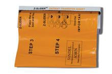 Alimed Transfer Sheet Z-Slider™ Orange 41 X 33 Inch Without Handles - Case of 60 - 935568-CS