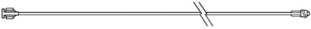 All-Med IV Extension Set Ultra Micro Bore 60 Inch Tubing Without Filter - Box of 50 - 40-6000-BX