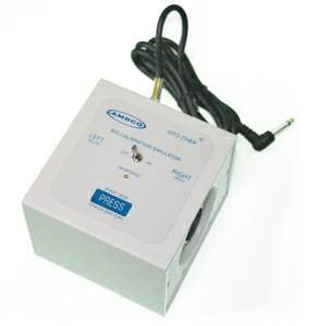 Ambco Electronics Biological Test Simulator 125 to 8000 Hz, AC Adapter, Continuous / Pulsed Stimulus Manual Audiometer / Automatics Calibration - Each - OTO-CHEK-EA