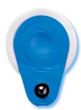 Ambu Electrode Sensor Ambu® 53.2 L X 40 W X 40 D mm, Blue, Silver / Silver Chloride, Stud Connector - Pack of 25 - Q-00-S/25-PK