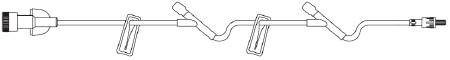 Amsino International IV Extension Set Standard Bore 32 Inch Tubing - Case of 50 - 003201-CS