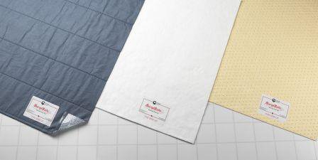Aspen Surgical Products Absorbent Floor Mat SurgiSafe® Standard 28 X 72 Inch White - Box of 12 - 83625-L-BX
