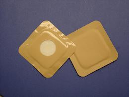 Austin Medical Products Stoma Cap 3 X 3 Inch, 1-1/8 Inch Round Center Opening, Style NE - Box of 50 - 838234000127-BX