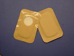 Austin Medical Products Stoma Cap 2-1/2 X 3-3/4 Inch, 1-1/8 Inch Round Center Opening, Style AX - Box of 50 - 838234000264-BX