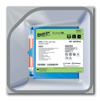BD Port Access Kit SafeStep® 20 Gauge 1 Inch Without Port - Case of 5 - PA-0032-CS