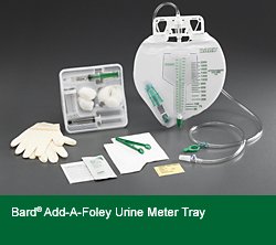 Bard Catheter Insertion Tray Bard® Add-A-Foley Foley Without Catheter Without Balloon Without Catheter - Case of 10 - 902600-CS