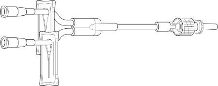 Baxter IV Extension Set Standard Bore 5 Inch Tubing Sterile - Case of 50 - 2N1196-CS