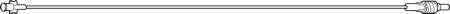 Baxter IV Extension Set Mini-Infuser™ Micro Bore 61 Inch Tubing - Case of 60 - 2C9203-CS