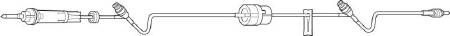 Baxter Primary IV Administration Set Clearlink™ Gravity 2 Ports 10 Drops / mL Drip Rate Without Filter 96 Inch Tubing Solution - Each - 2C8895-EA