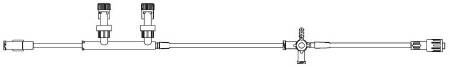 B. Braun IV Extension Set Needle-Free Port 41 Inch Tubing - Case of 50 - 472036-CS