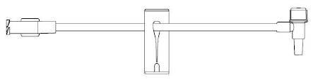 B. Braun IV Extension Set Standard Bore 6 Inch Tubing - Case of 100 - 471949-CS